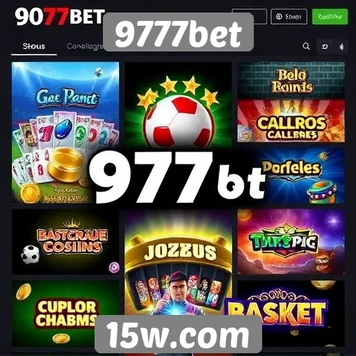 Exploração dos jogos disponíveis na plataforma 9777bet